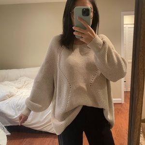 Banana Republic cream sweater